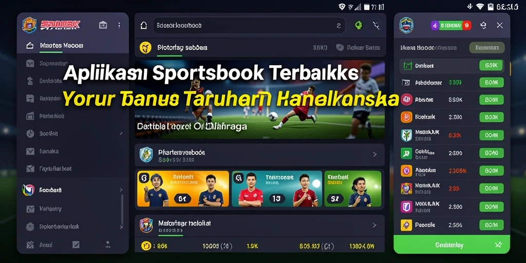 Screenshot gameplay 66K menampilkan antarmuka Sportsbook yang sederhana dan informatif.