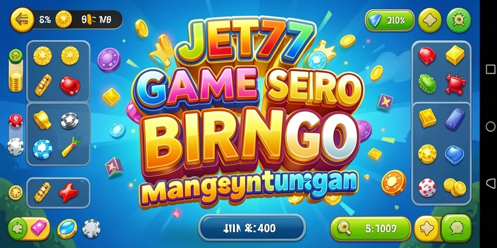 Tampilan menarik saat bermain bingo di JET77.
