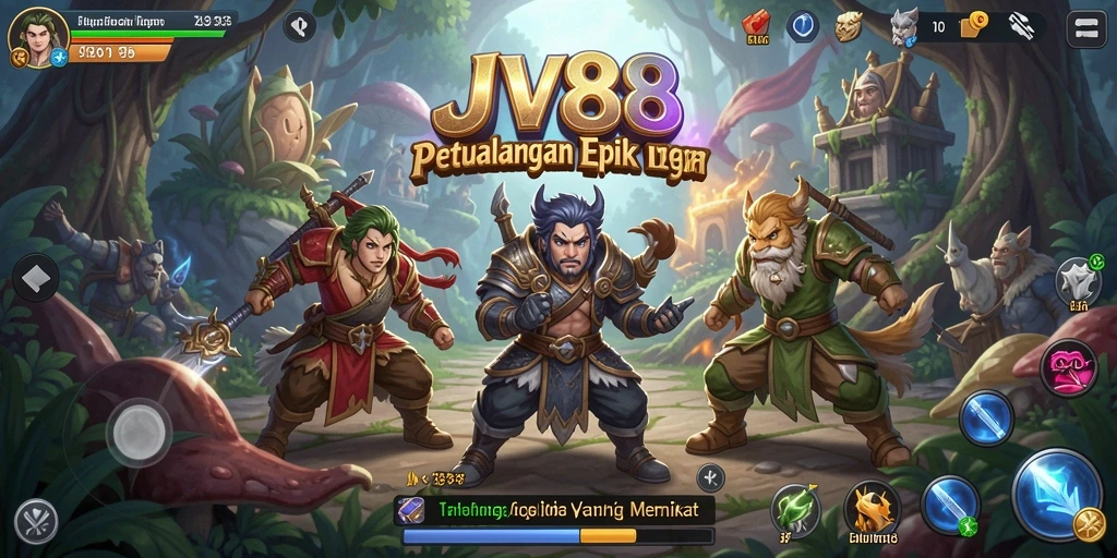 Tangkapan layar menunjukkan gameplay menakjubkan JV88 dalam petualangan.