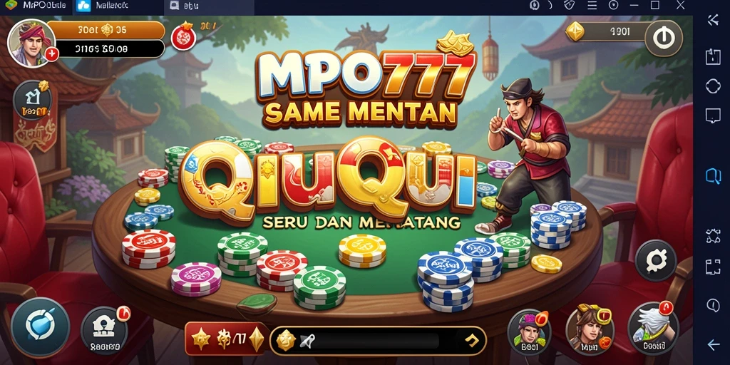 Tampilan gameplay menarik dari MPO777 QiuQiu.