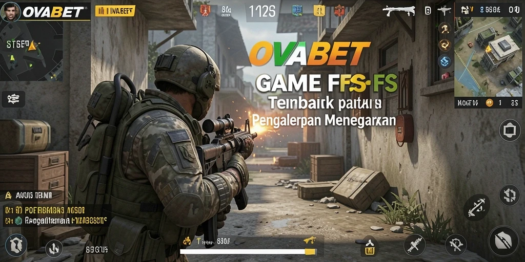 Tampilan gameplay utama OVABET dengan aksi tembak-menembak yang mendebarkan.
