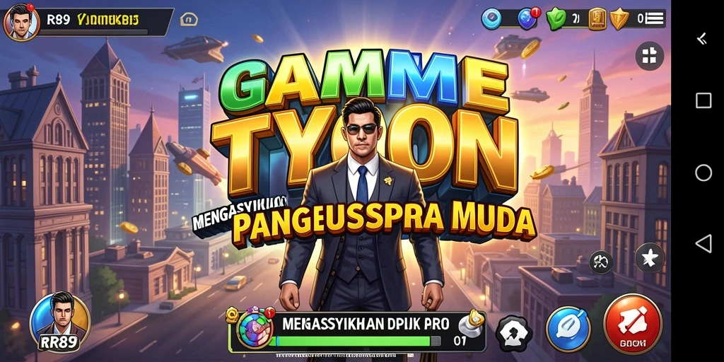 Tampilan gameplay <strong>RR89</strong> yang menegangkan dan penuh strategi Tycoon.