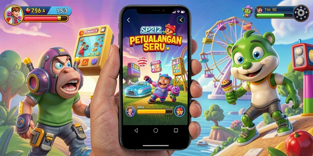 Tangkapan layar gameplay SP212 yang menegangkan dan penuh aksi.