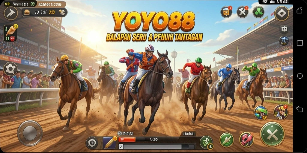 Gameplay seru di balapan cepat YOYO88 dengan grafis menawan.